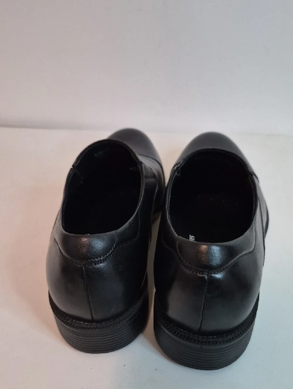 Shoes For Crews Black Leather Slip-On Loafers Size 10